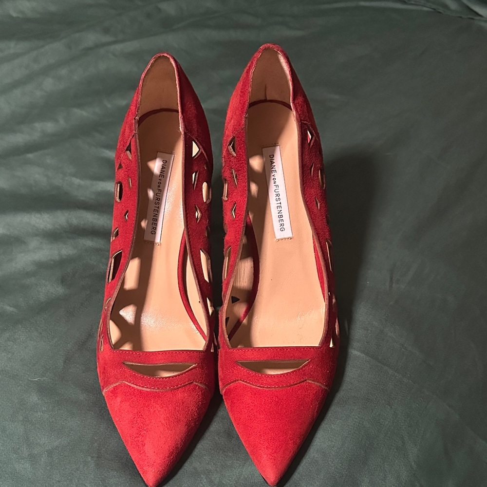 Red Designer Women's Heels